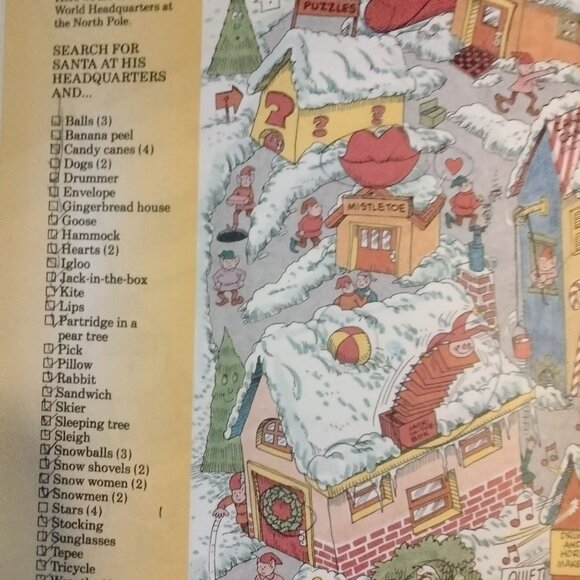 Where Are They Christmas Fun Search And Find Book - Picture 3 of 9